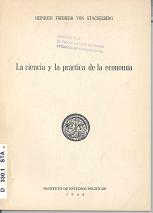 Portada Stackelberg, H.F.von. La ciencia y la práctica de la economía