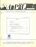 Portada del Boletín APL