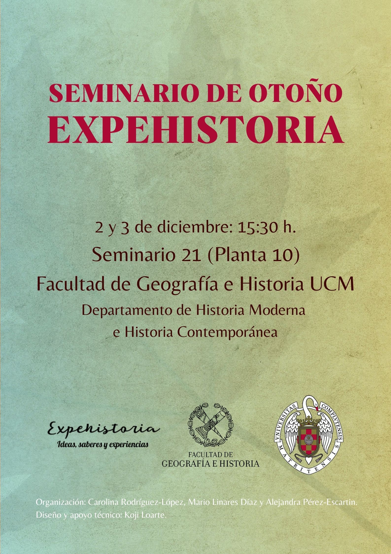 Seminario de otoño Expehistoria (2-3 diciembre de 2024)