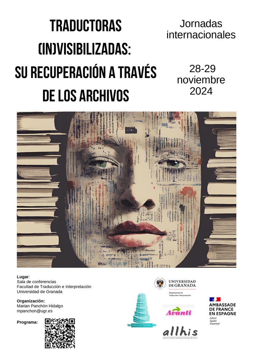 Traductoras (in)visibilizadas: su recuperación a través de los archivos (28-29 noviembre 2024, Universidad de Granada)