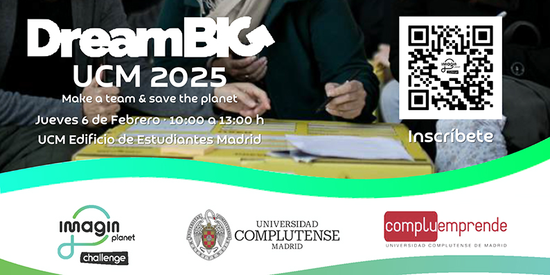 Participa en la competición DreamBIG- UCM para generar ideas de emprendimiento y sostenibilidad