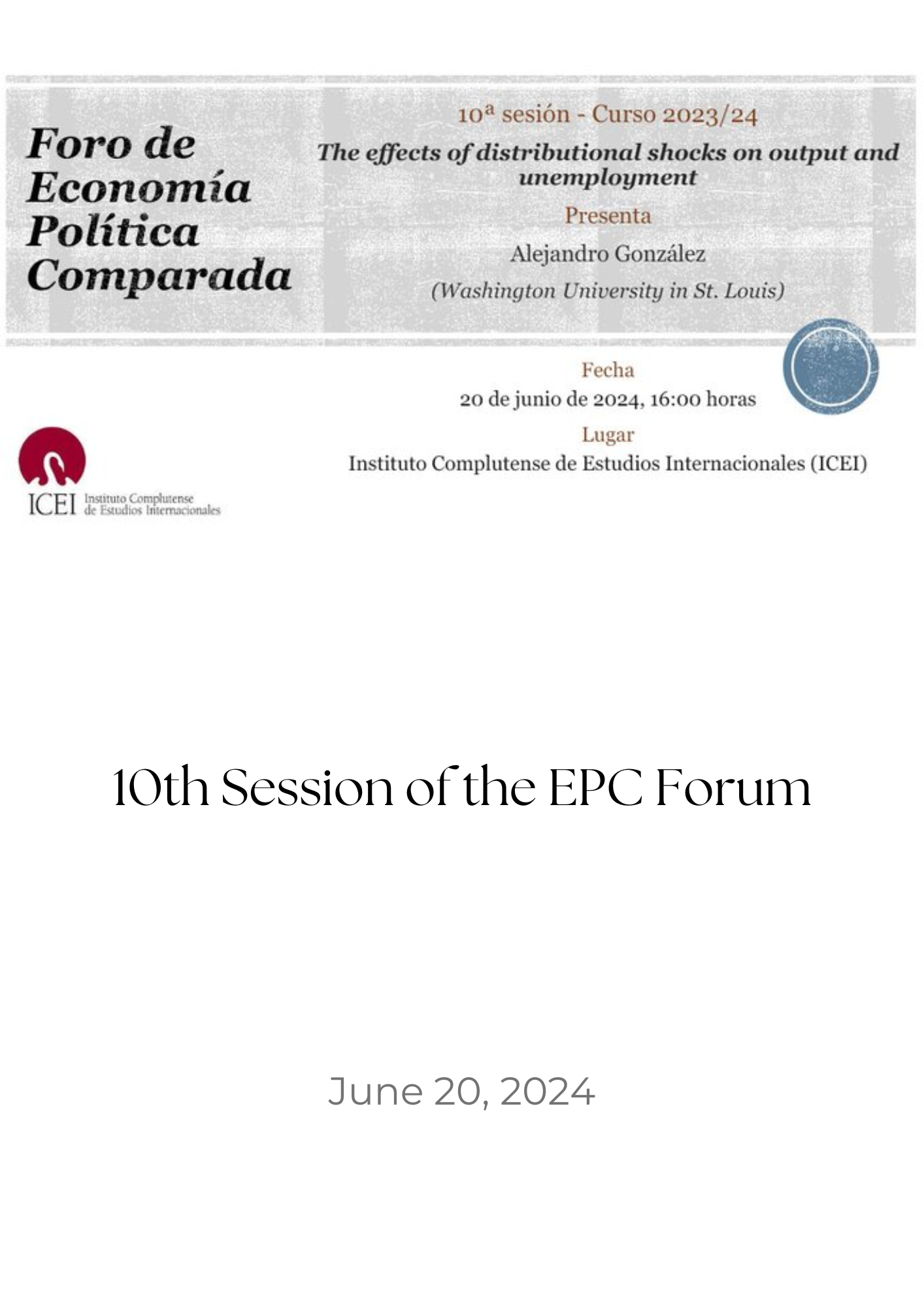 10th epc forum