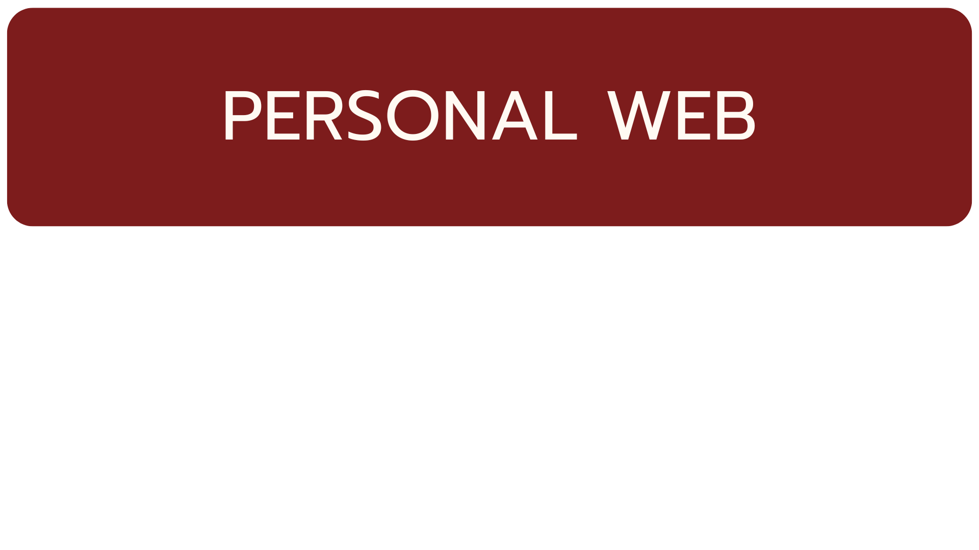 personal web