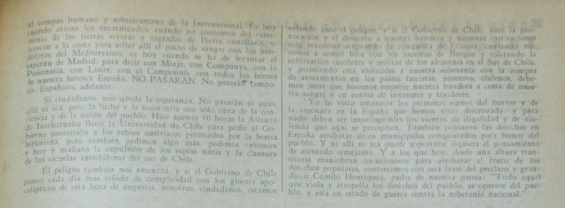 américa con españa, 1938, habla el eminente escritor chileno pablo neruda b