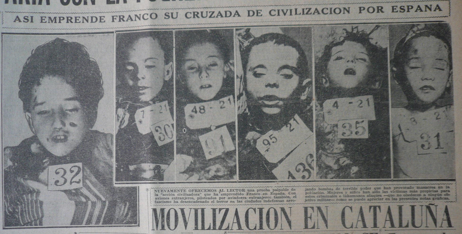 uruguay, 22 noviembre 1936, así emprende franco su cruzada de civilización por españa