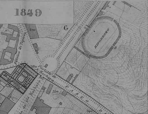 mapa 1849 hipódromo