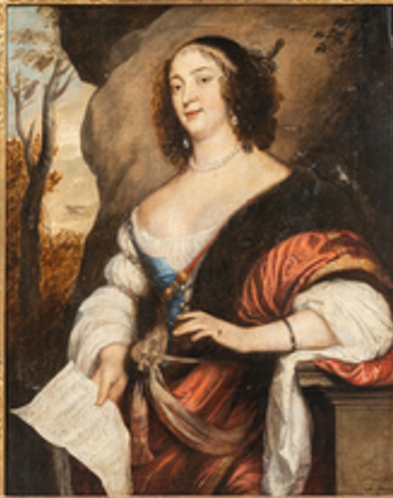 Anne de la Barre (1628-1688). Como estrella del firmamento de los espectáculos en la corte de Luis XIV, viene a representar el resurgir de la "escuela francesa" del canto, frente a la anterior preeminencia  italiana.