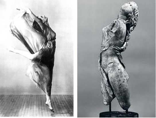 Pioneras de la danza moderna: Isadora Duncan (1877-1927) como Ménade