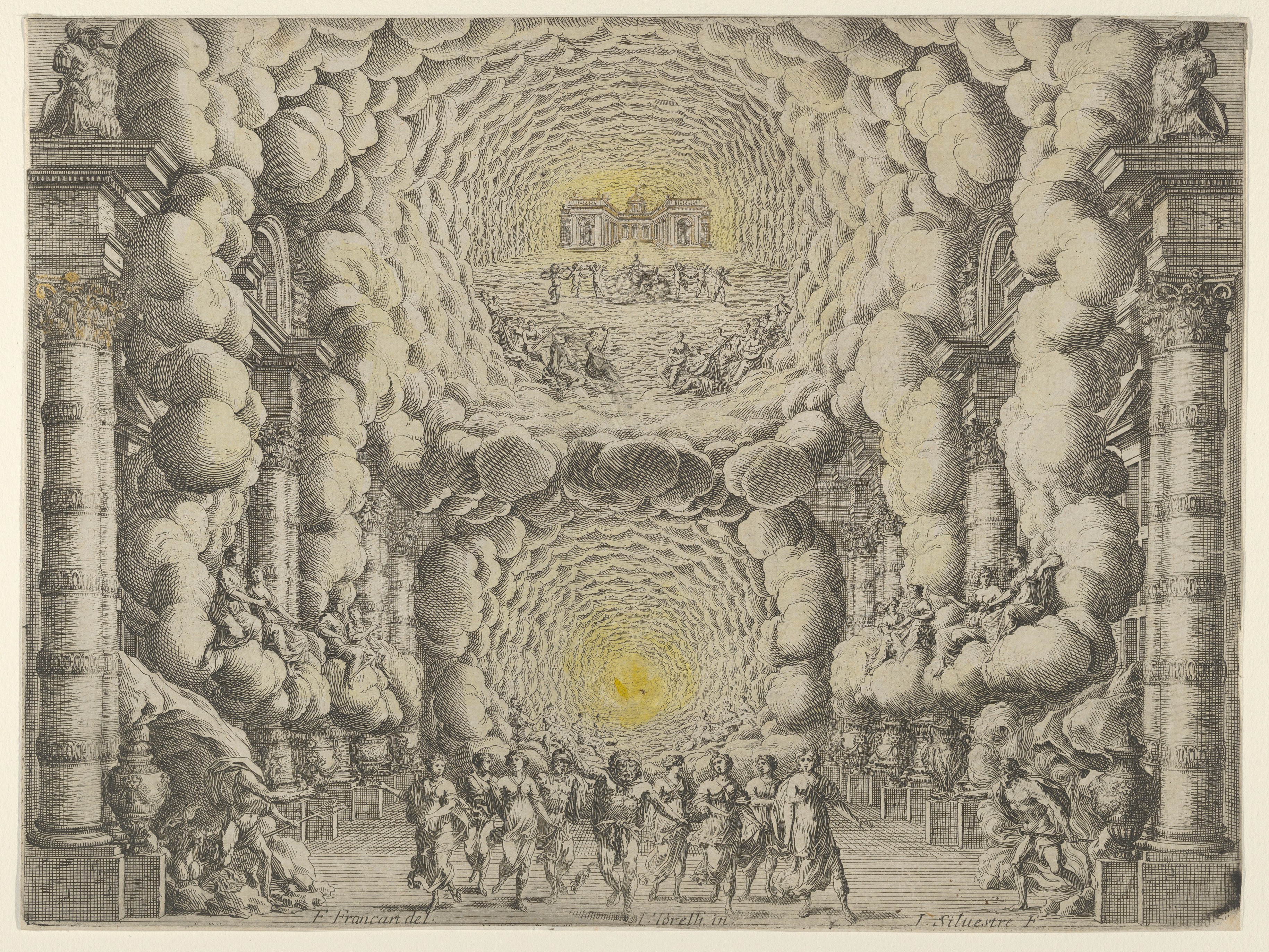 Giacomo Torelli, Les nopces de Thetis. 1654. Israel Silvestre. MET