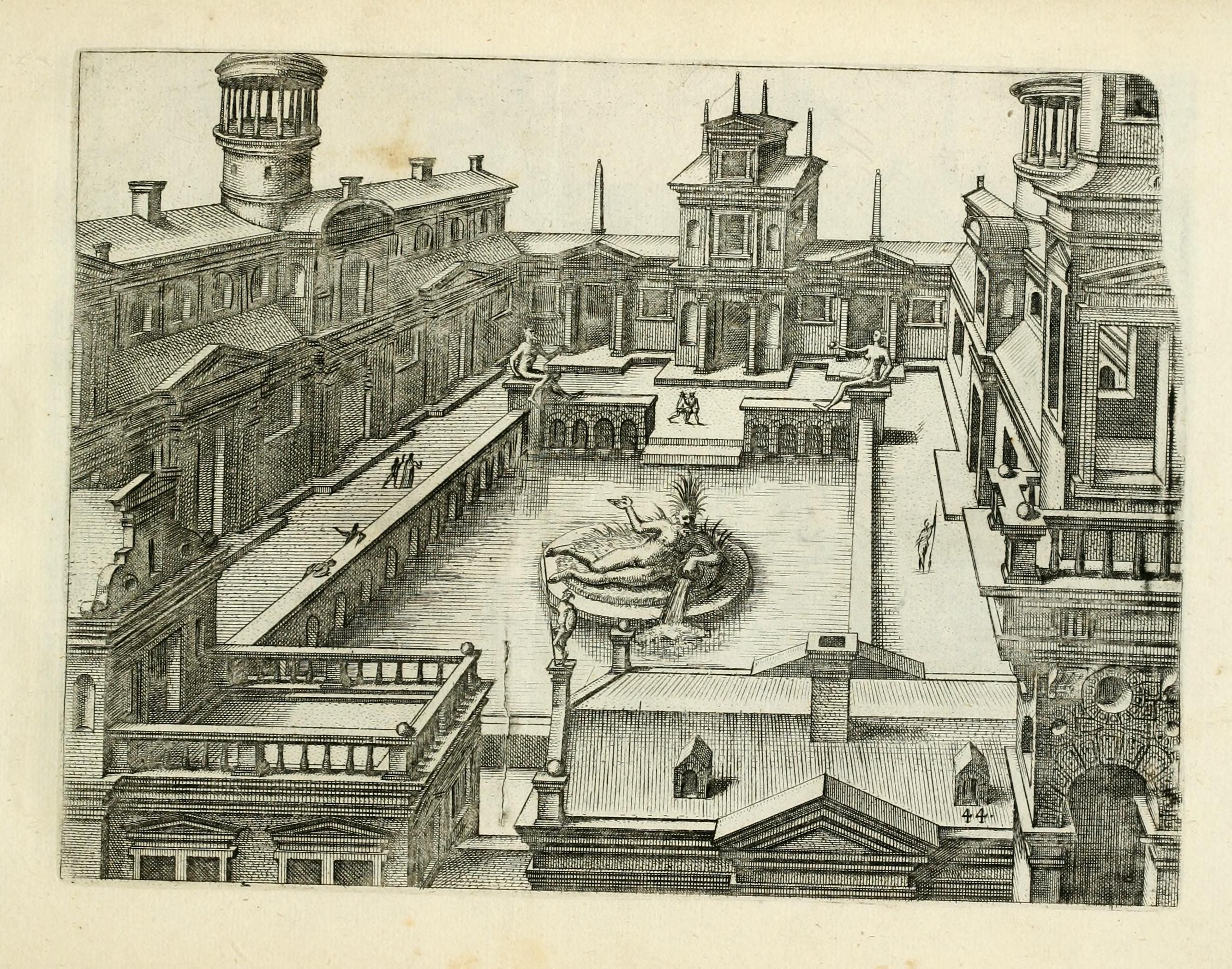 Hans Vredeman de Vries. Variae architecturae formae. 1636. Getty Research Institute.