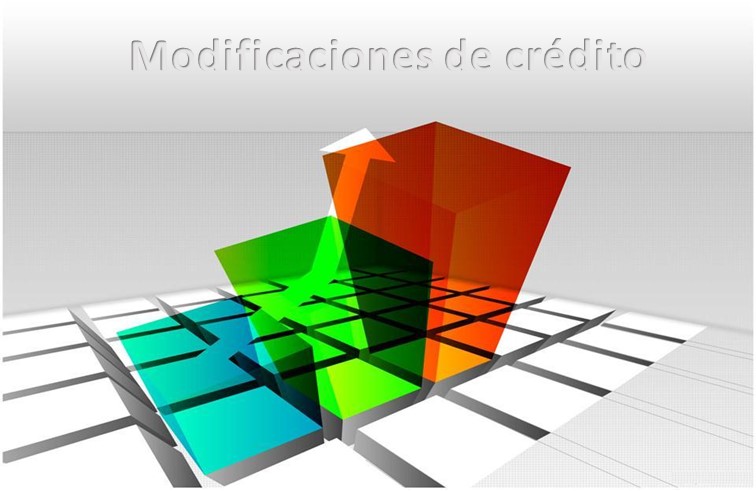 modificaciones de crédito