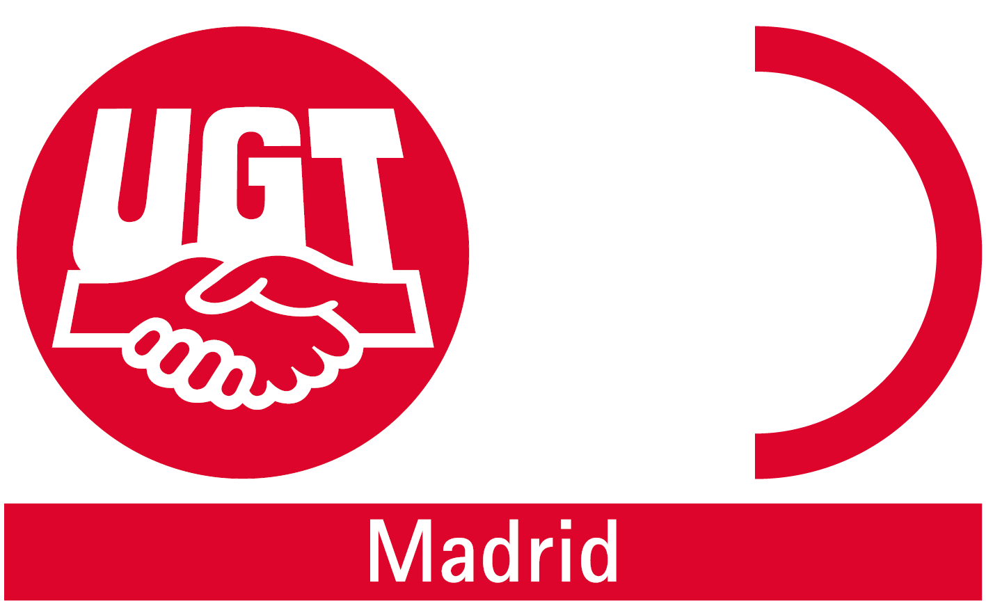 logo ugt servicios públicos blanco transparente