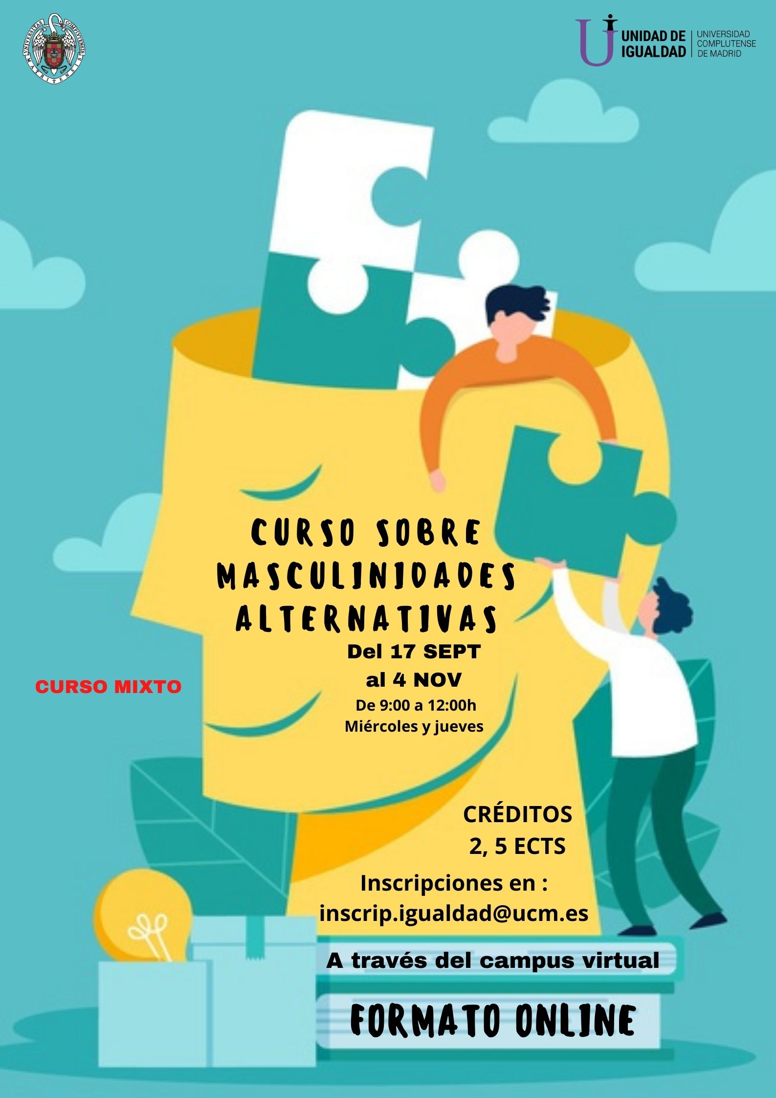 cartel definitivo curso masculinidades alternativas formato mixto