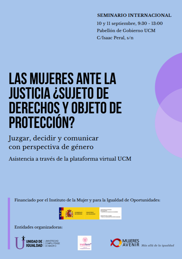 seminario mujeres y justicia